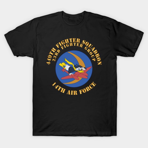 449th Fighter SQ 23rd Fighter Group 14th AF X 300 T-Shirt by twix123844